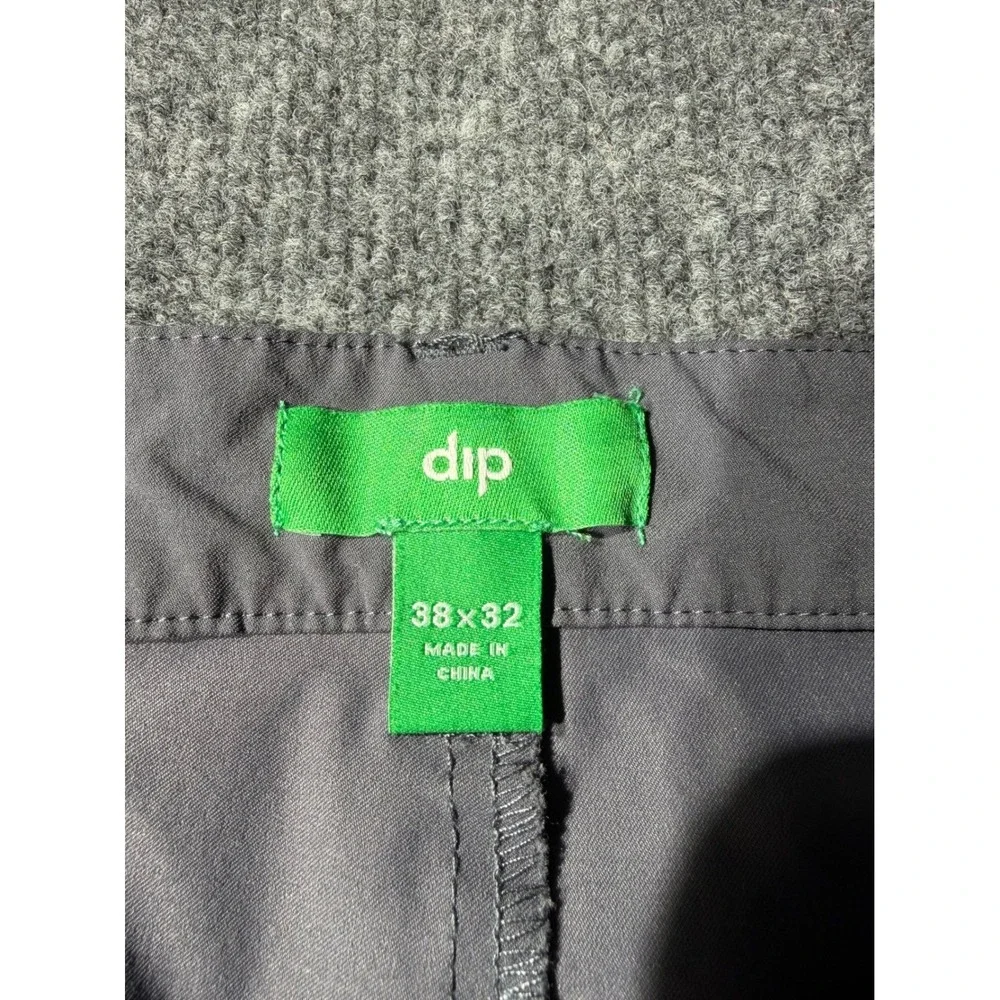 Dip Mens Gray Outdoor Hiking Pants 38x32 Nylon Spandex Straight Leg Cargo Pocket